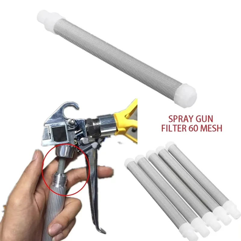 

【Today-Only!】For Wagner Airless Paint Spray Gun Replacement Filters–10Pcs Set For Sprayers Machines Accessory Kit