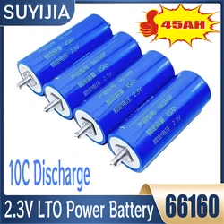 Original 2.3V 40Ah Lithium Titanate Battery Yinlong LTO66160 10C Discharge DIY 12V 24V Low Temperature Resistant Power Batteries