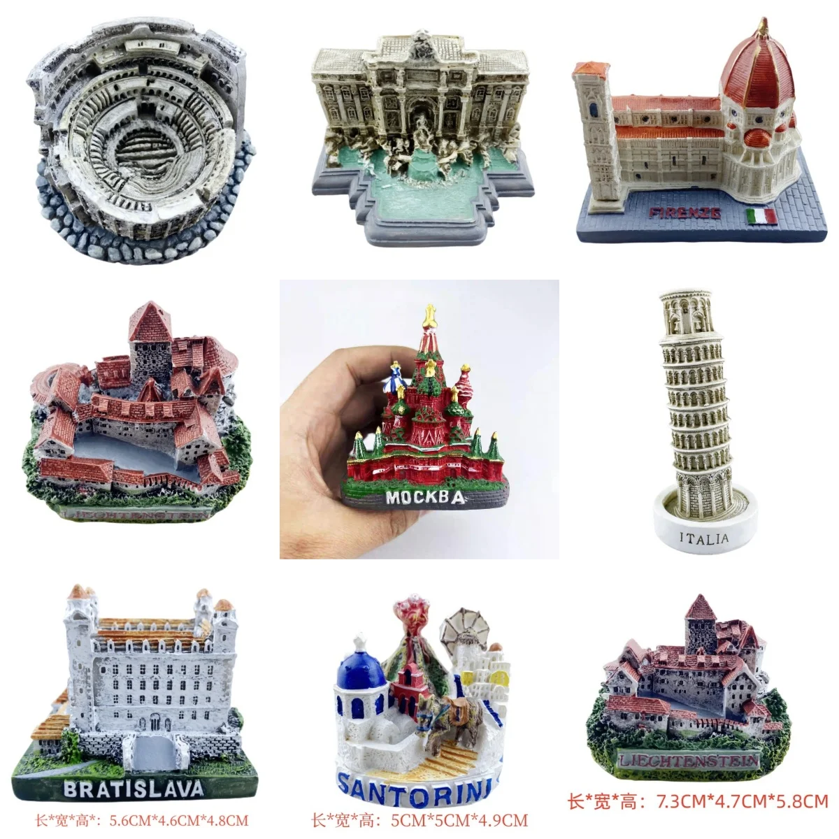 Italy, Greece, Slovakia, Liechtenstein, Russia ornaments decorative figurines desktop ornaments