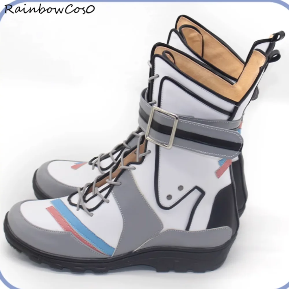 Shiun Sumika Gakuen IDOLM@STER Cosplay Shoes Boots Game Anime Halloween Christmas RainbowCos0 W5513