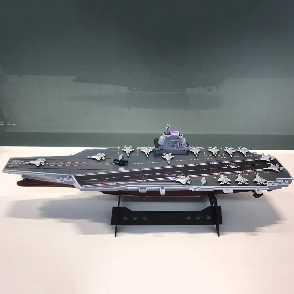 1/700 RC السفن 45 سنتيمتر فوجيان نوع 003 حاملة الطائرات التحكم عن بعد قارب عمر البطارية الطويل RC قارب نموذج RTR السفينة لعبة الكبار هدية