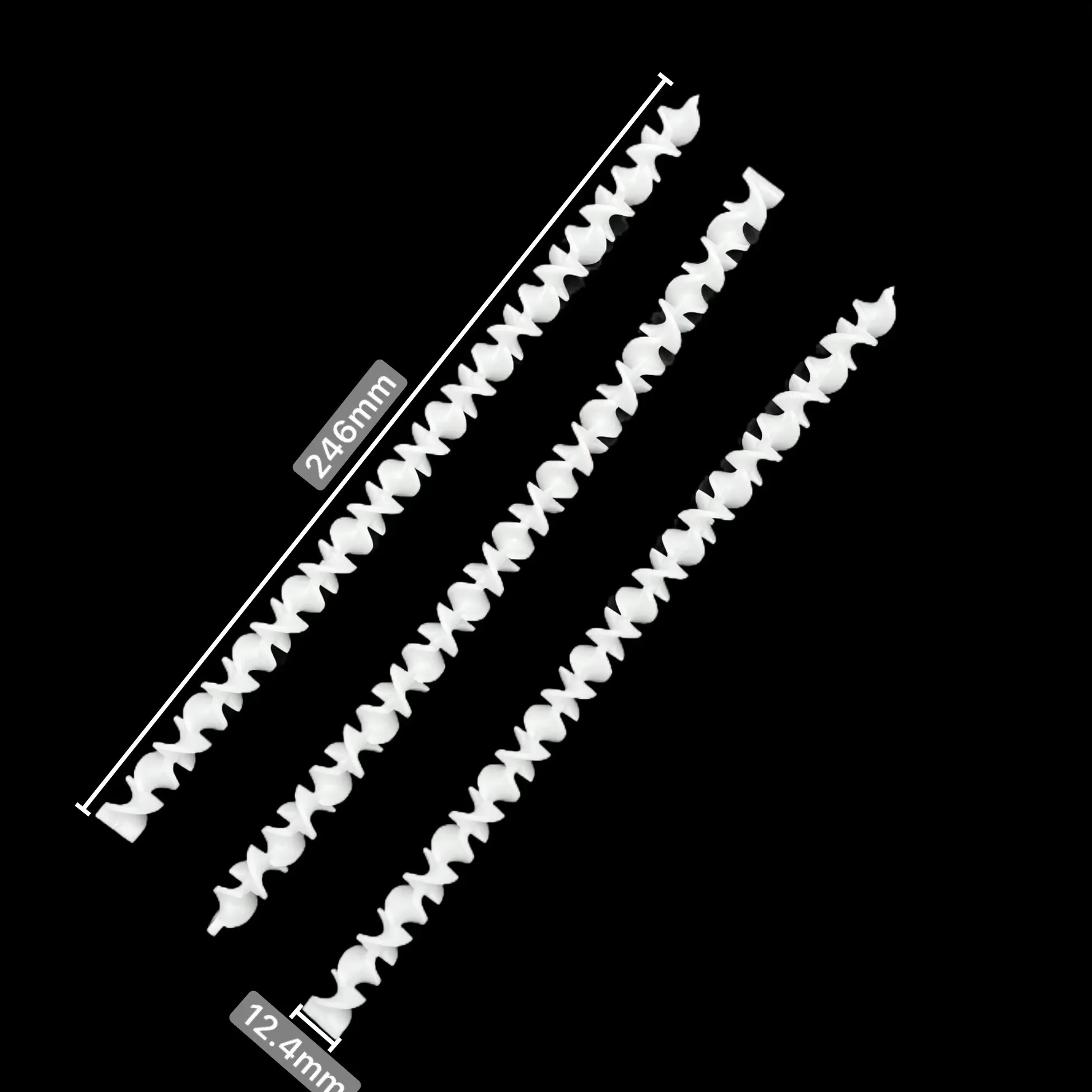 100PCS  POM-10-32, 100PCS POM-13-24 Spiral Static Mixer Elements