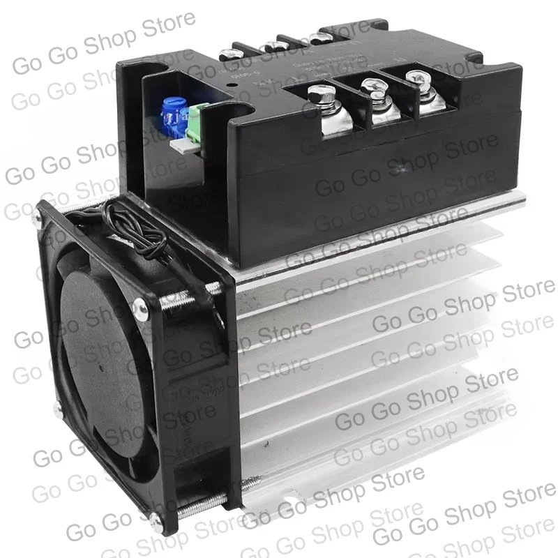 380V Three-Phase Motor Soft Starter Module Controller 1KW-12KW Slow Starter (Module Radiator Fan)