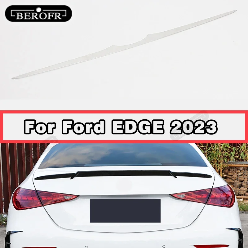 

2023 Car Front Blade Trim Light Eyebrow Wind Knife Bumper For Ford EDGE Rear Bumper Surrounds The Air Outlet Tail Wind Knife