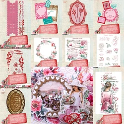 Frame & Stems 2025 New Cutting Dies Stamps For Diy Scrapbooking Crafts Maker Photo Album Template Handmade Decoration