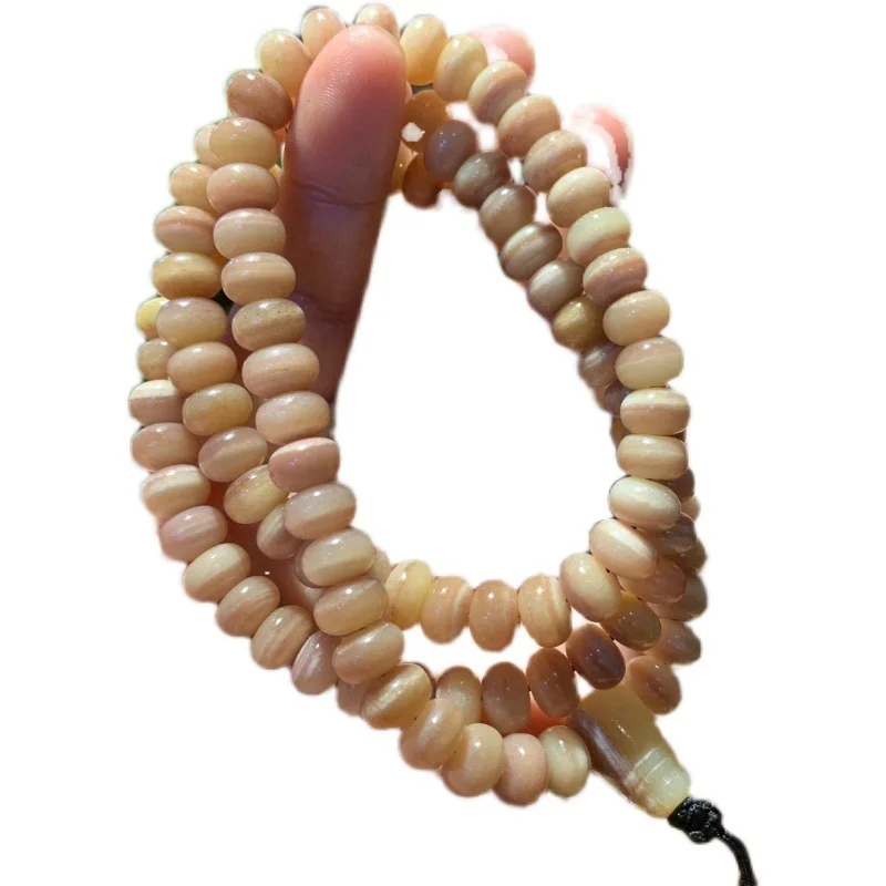 Bone Abacus Beads 108 Long String Moist Transparent Material Playing And Collecting