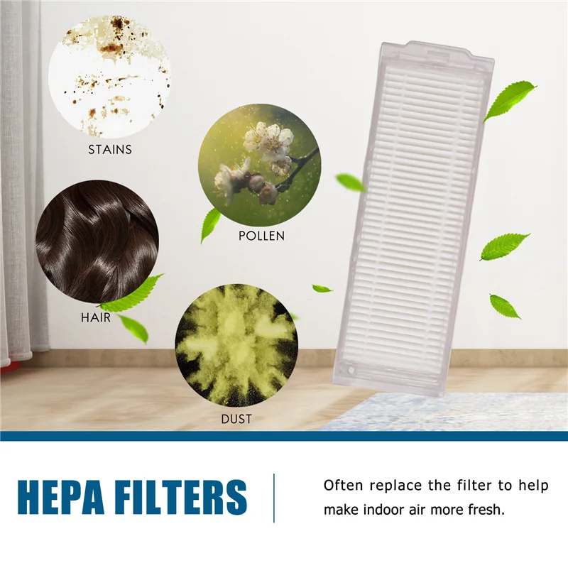 M04K الجانب الرئيسي فرشاة ممسحة القماش ل Viomi V2 برو V3 ممسحة تصفية HEPA V-RVCLM21B اكسسوارات مكنسة كهربائية روبوت قطع الغيار