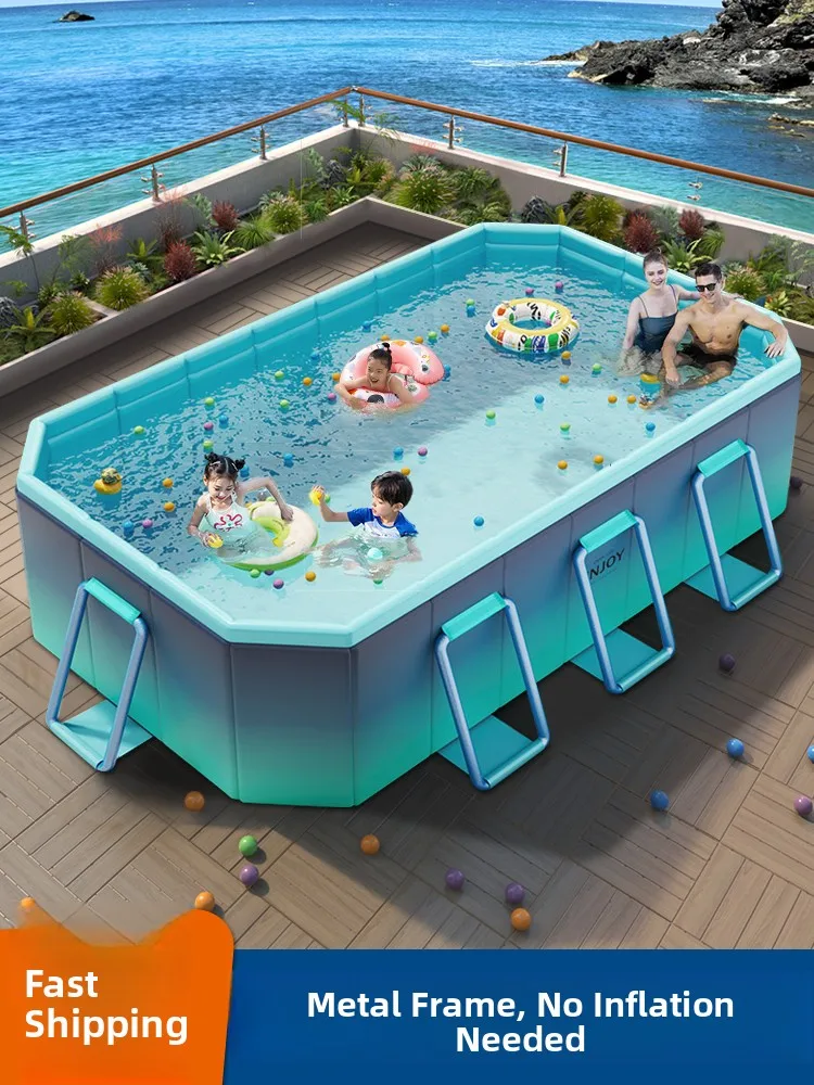 

Large Outdoor Iatable Swimming Pool for Babies Foldable Water Buet No Need to Iate NOAO Brand NOBHL 60300 Model