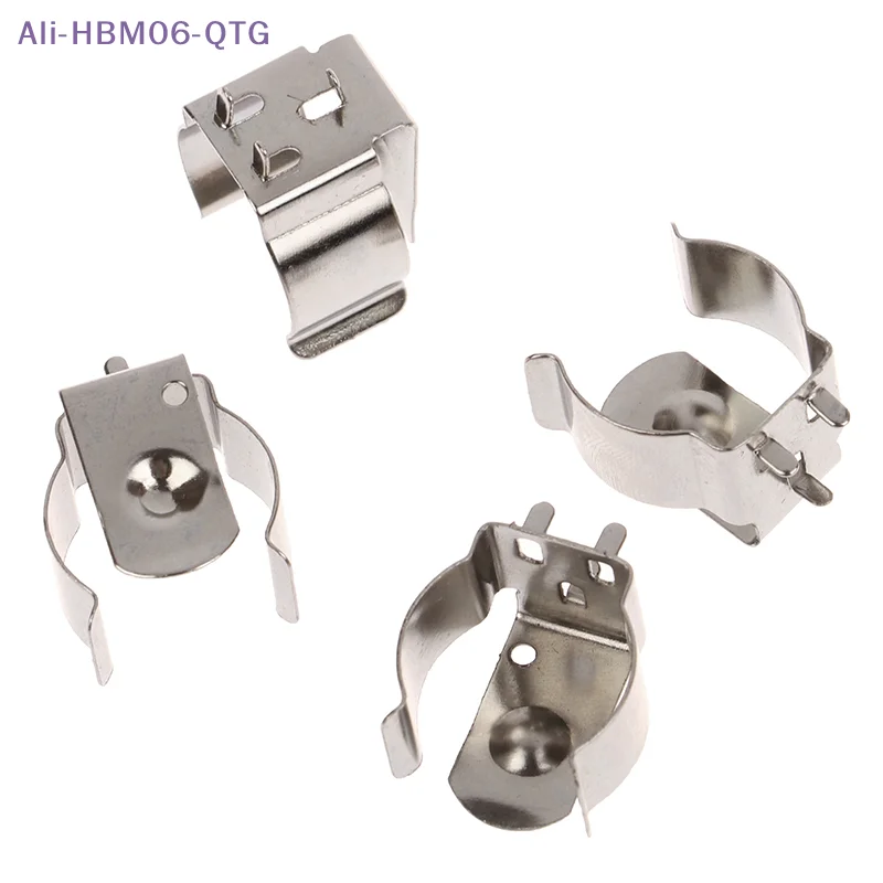 [New] NEW 10Pcs Nickel Plated Spring Steel Metal Stamping 18650 BC-1719 Battery Contact Clip 18650 Battery Holder Accessories