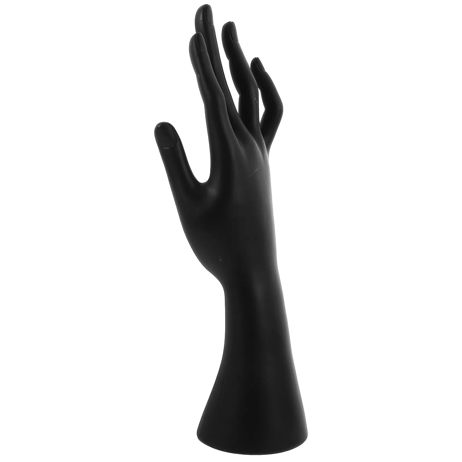 

Jewelry Display Stand Black Hand Mannequin for Rings Bracelets Bangles Necklaces Holder Organizer Modern Countertop Retail