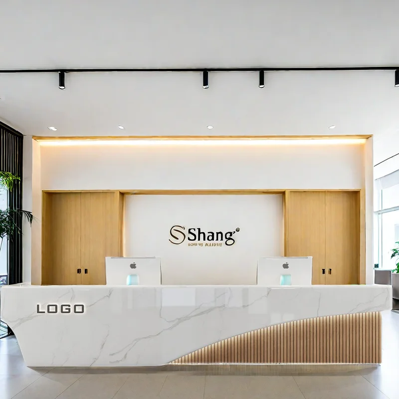 

Bureau Reception Luxury Hairdresser Counter Restaurant Furniture Customer Center Advanced Elegant Office Mostrador Recepcion