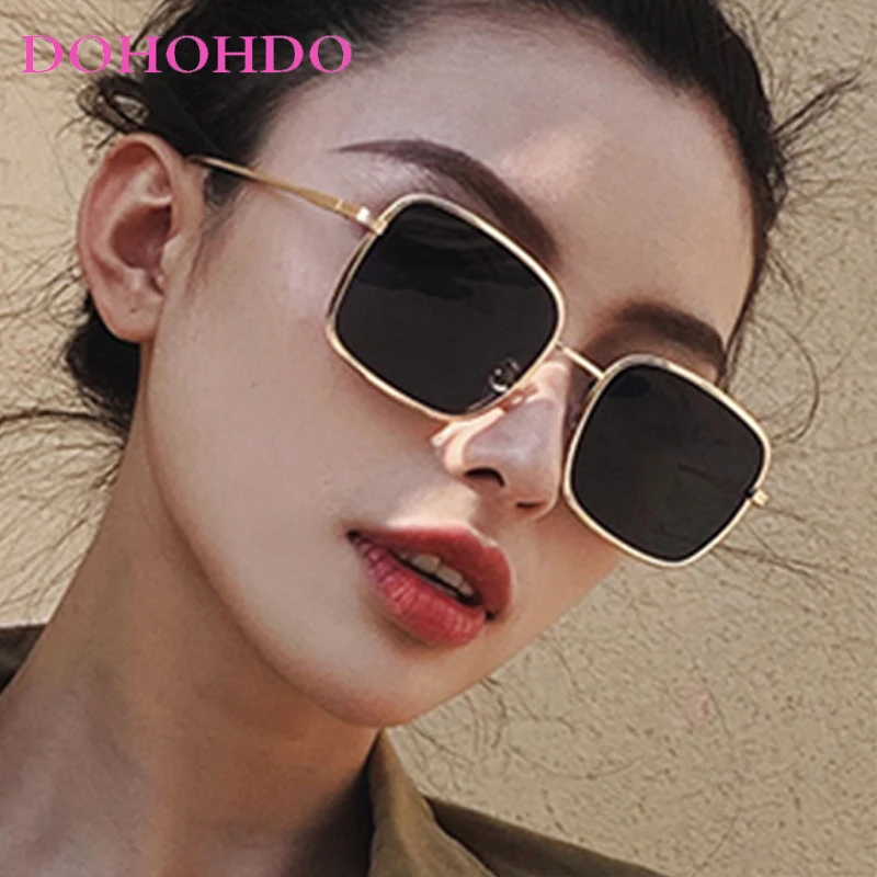 

Fashion Square Frame Sunglasses Women Men Vintage Brand Designer Outdoor Driving Summer Traveling Sunglasses UV400 Gafas De Sol