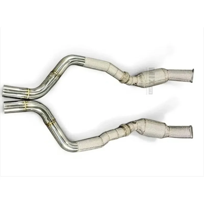 High-performance Downpipe with Heat Shield 300c 5.Exhaust System Power Upgrade