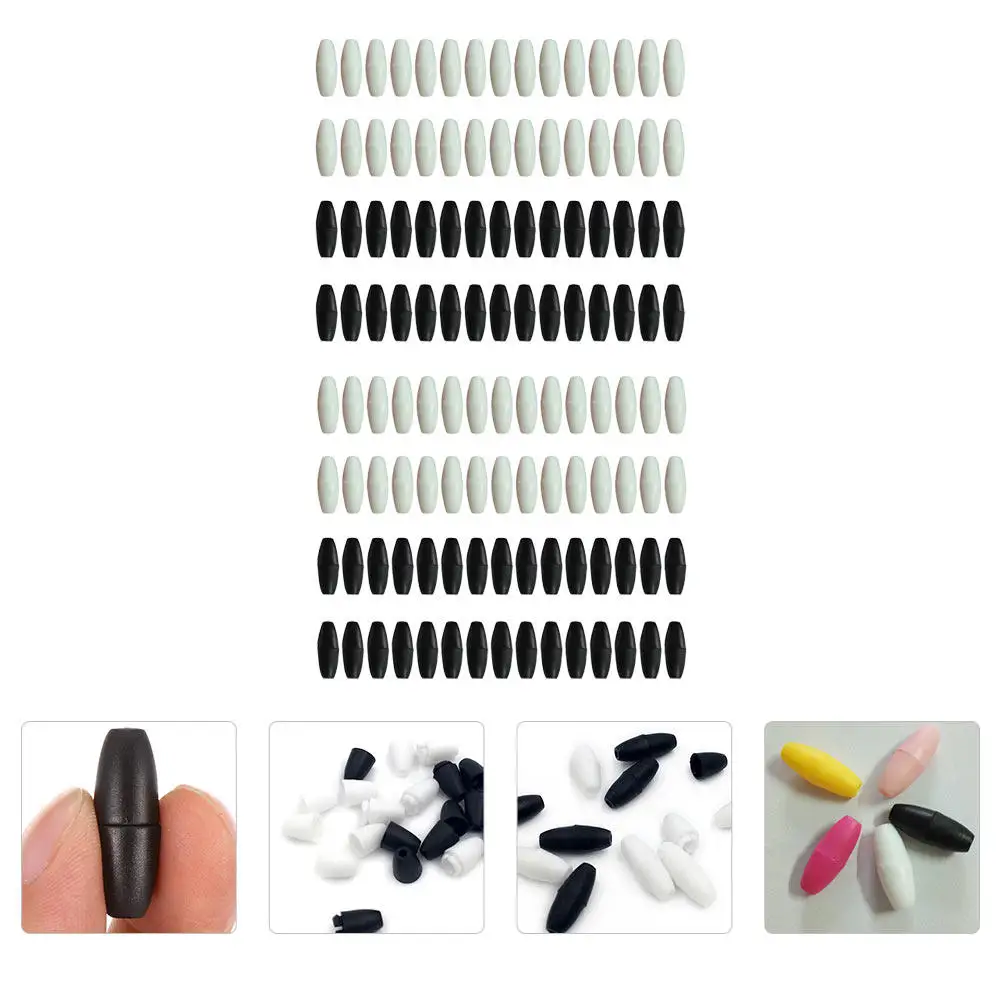 100Pcs Plastic Safety Clasp Buckles Breakaway Barrel Connectors for Nursing Teething Sensory Lanyards Keychains Necklaces