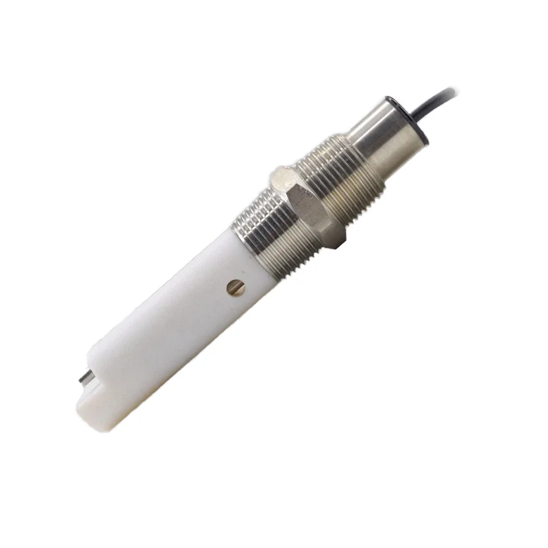 High Temperature TDS Sensor 10.0cm-1 Conductivity Electrode for Instrument PTFE Material 5W Power Measuring 0-150C