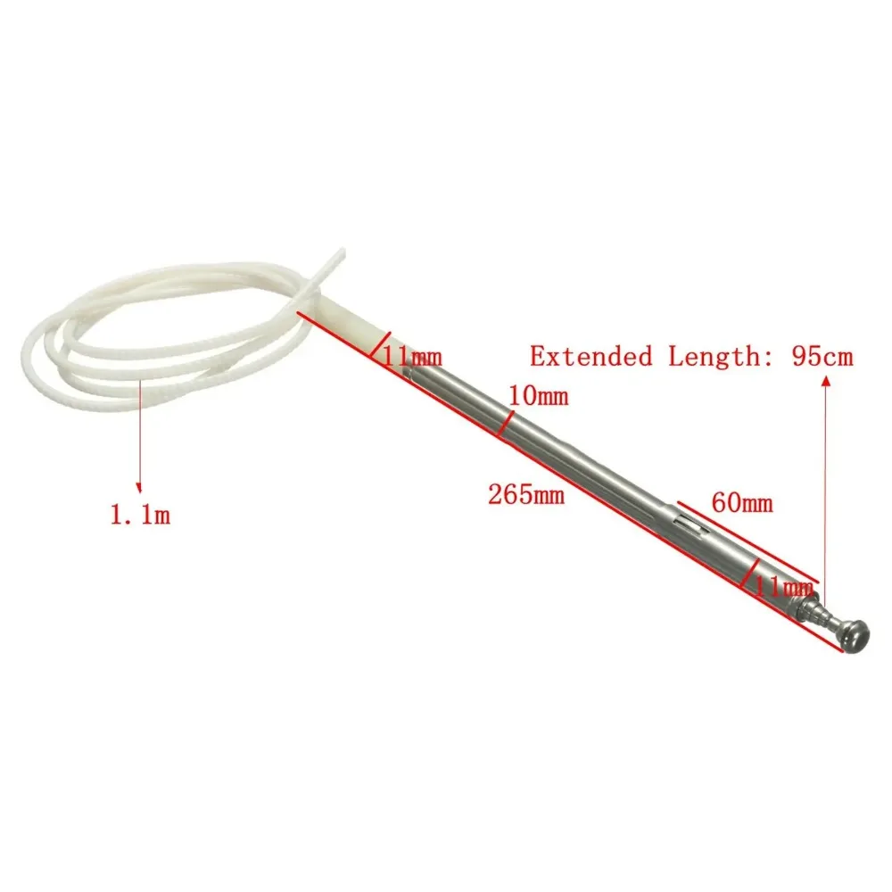 Car Power Antenna Mast For Mitsubishi Pajero Montero III V66 V73 V74 V75 2000-2006 ZPN-01407 MR252201 MR515821 Parts