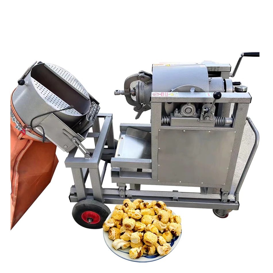 Semi-Automatic Economic Puffing Machine Corn Wheat Grain Puffing Machine with Receiving Bag