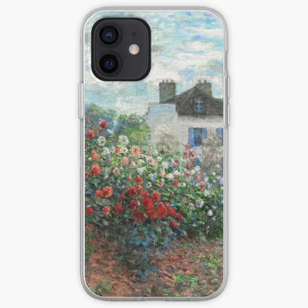 Claude Monet Artist Is Garden Argenteuil  Phone Case Customizable for iPhone 6 6S 7 8 Plus X XS XR Max 11 12 13 14 Pro Max Mini