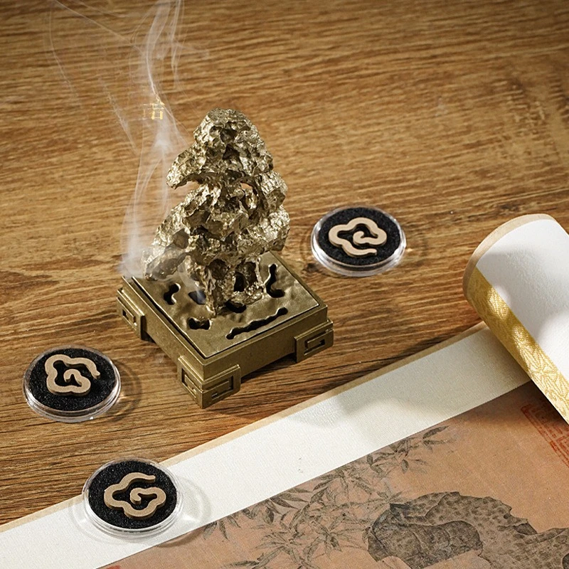 Forbidden auspicious dragon bookish set, incense burner scroll incense set, business gift