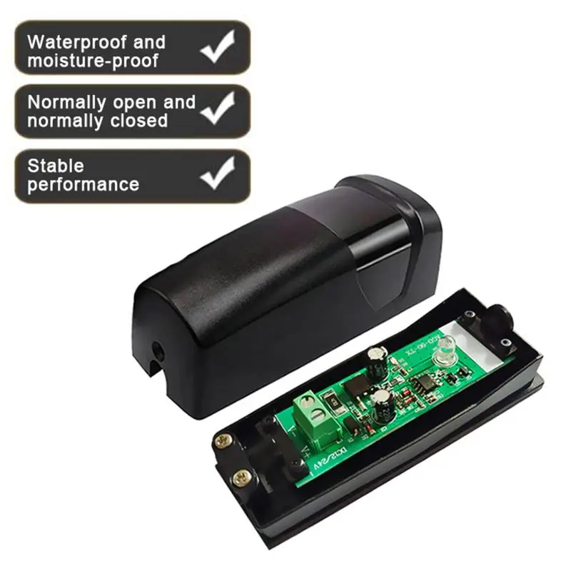 2Pcs Infrared Detector Sensor/ Swing /Sliding/Garage Gate / Door Safety Infrared Photocells For Safe Automated Gate Parts