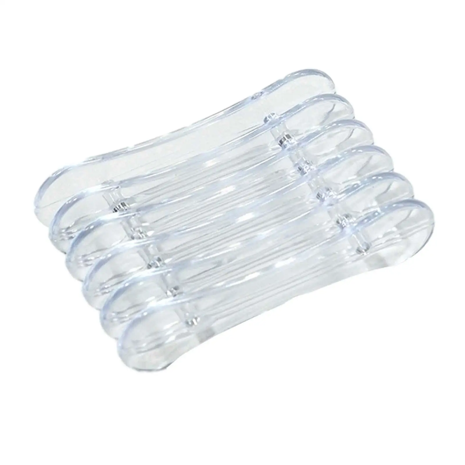 Multifunctional Nail Brush Organizer 5 Slots Brush Holder Stand Plastic Paint Pen Rest for Nail Art Craft and Design Accessories
