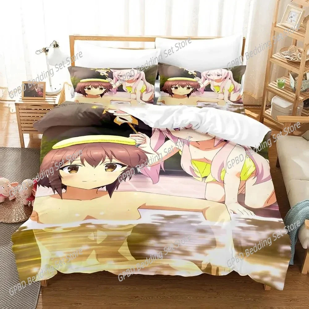 

Anime Toji no Miko Kanami Etou Bedding Set Single Twin Double Queen King Cal King Size Bed Linen Set