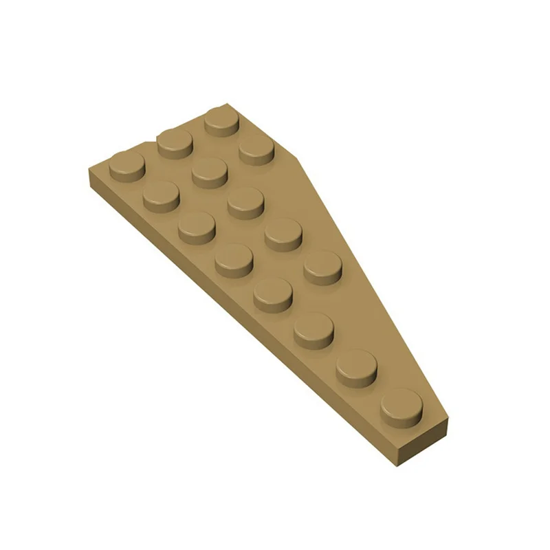 10pcs MOC Puzzle Particle 50305 Wedge Plate 8x3 Building Blocks Kit Left Board House Bricks Toys Children Gifts Dropshipping