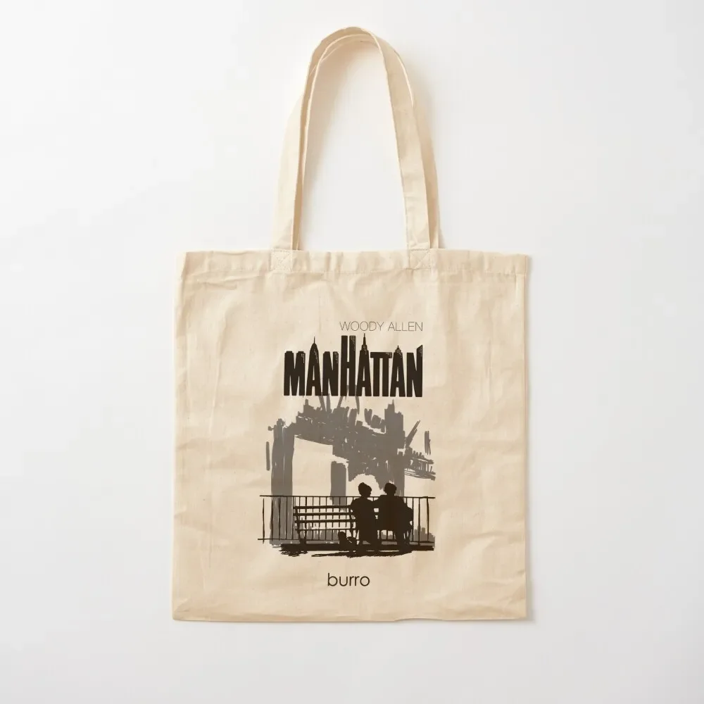 

Woody Allen's Manhattan - illustration Tote Bag bags for women great bag Canvas shoulder bag Women bags