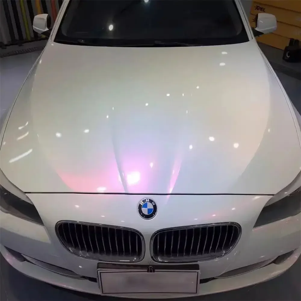 Car Stickers Color Change Film Pearl Purple Vinyl Gloss Chameleon Vinyl Self-adhesive Car Body Adhesive Film