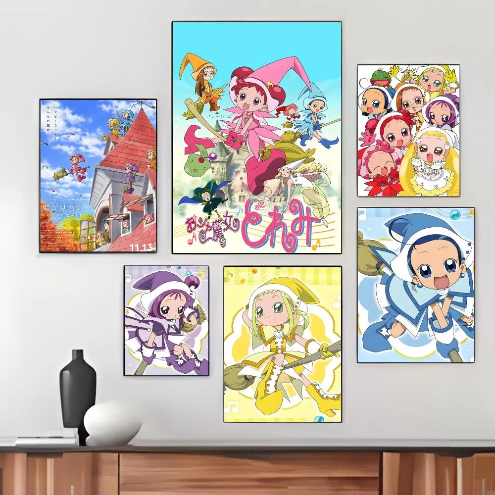 Japanese Anime D-DoReMi Ojamajo Doremi Poster Pegatina artistica HD autoadhesiva impermeable para salon dormitorio