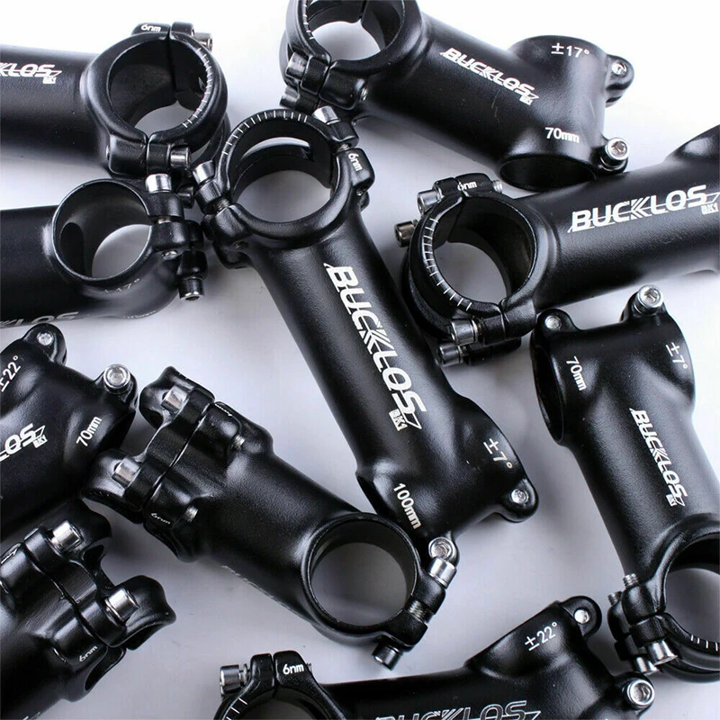 BUCKLOS Aluminum Alloy Bicycle Stem 7/17/22 Degree Mountain Bike Handlebar Stem 70mm 80mm 90mm Ultralight MTB Stem Bicycle Parts - view 2