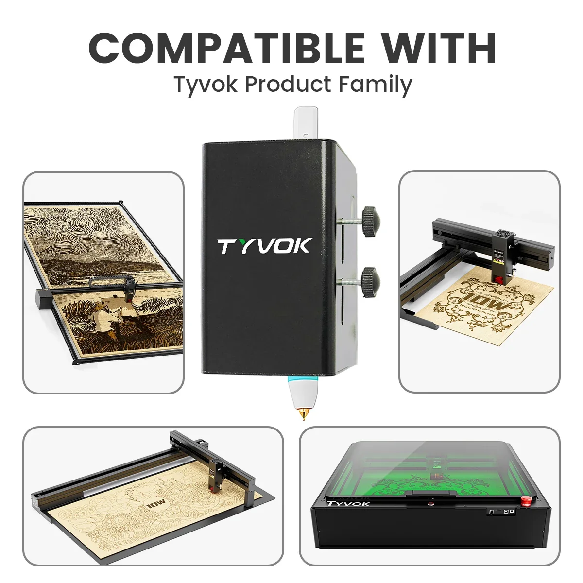 Tyvok Multi-function Heated Hot Foil Pen USB Gold Pen Thermal Foil Pen Heat Activated Foil Roll Kit for  Laser Engraver Machine