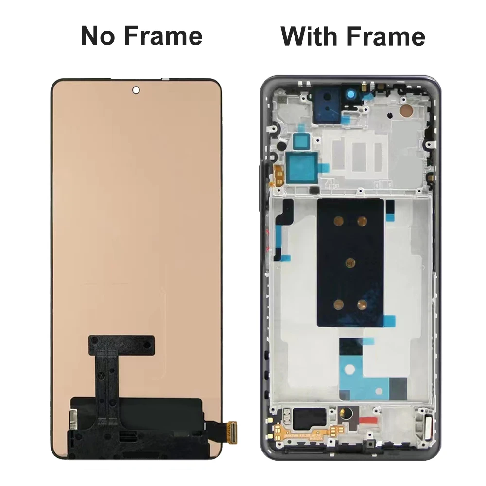 AMOLED 11T Pro Screen for Xiaomi 11T Pro 2107113SG LCD Display Touch Screen Digitizer Replacement for Xiaomi 11T 21081111RG