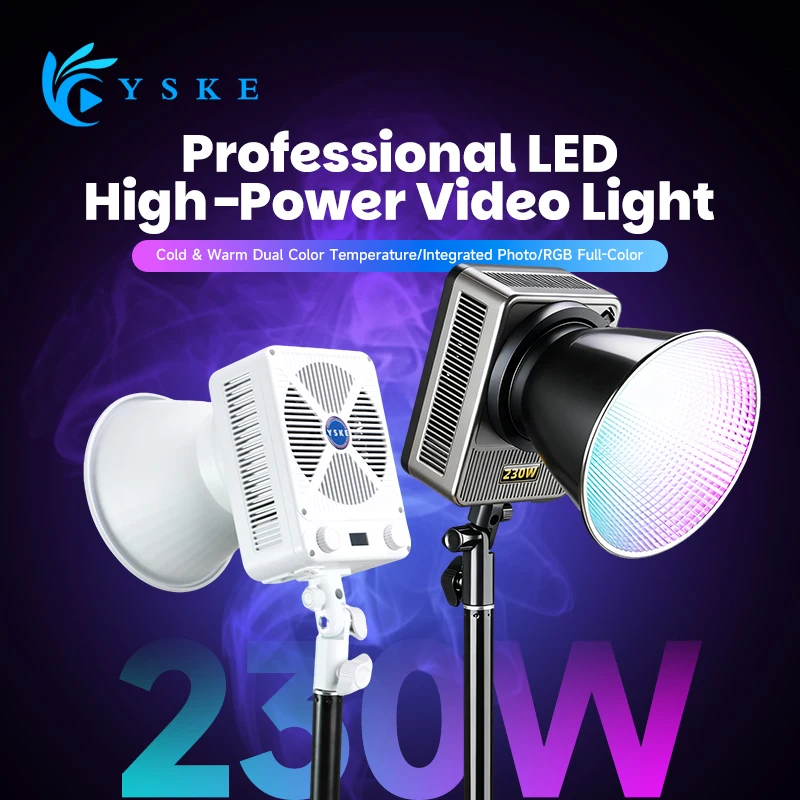 

Miaotu RGB Photography Light G230W G330W Portable LED Video Lamp 2800K-6500K Studio Live Fill Light
