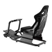 Racing Car Seat Simulation Portable Game Driving Simulator Chair VR 2D 3D Racing Gaming Simulator Cockpit Seat