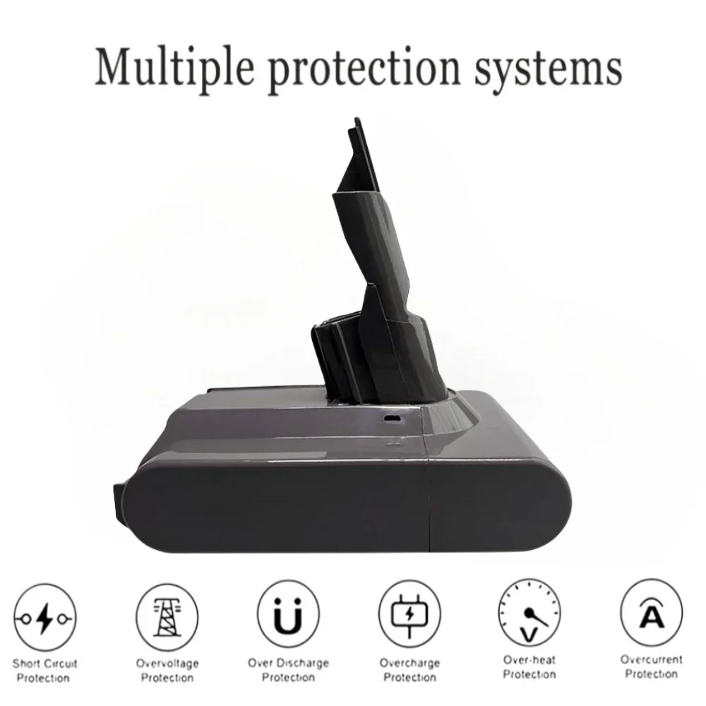 100% Nuovo 21.6V 12800mAh Per Dyson Li-Ion Ricaricabile Aspirapolvere batteria V7 Animale V7 trigger V7 Extra Motorhead Pro