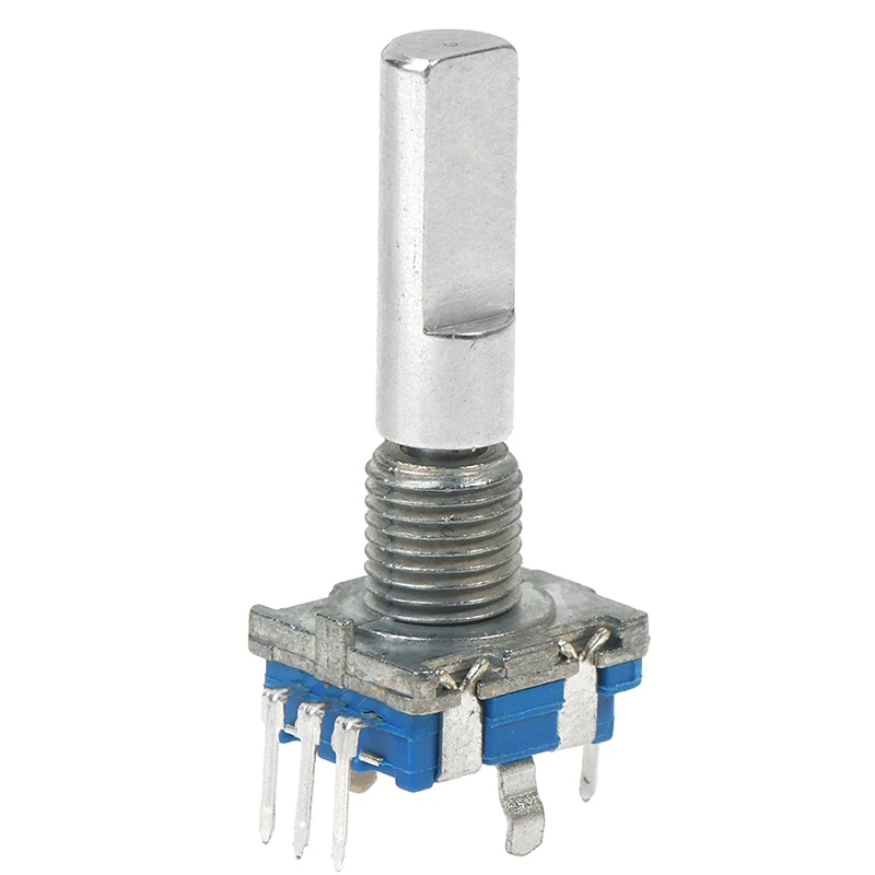 1 pz Ec11 Encoder rotativo interruttore 15/20mm Plum Blossom maniglia mezzo albero 20 Bit impulso potenziometro di segnale digitale
