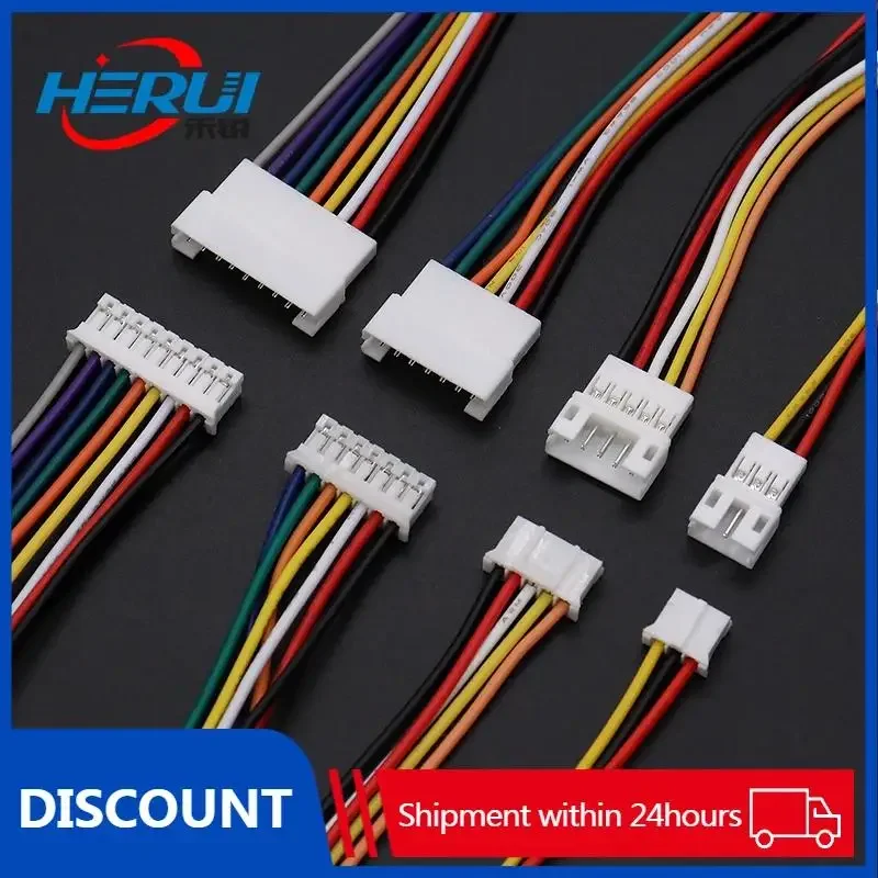 PH2.0 air pair wiring Male and female terminals are connected 2MM single-head tin plating 2P3P4P5P6P The line length is 20CM