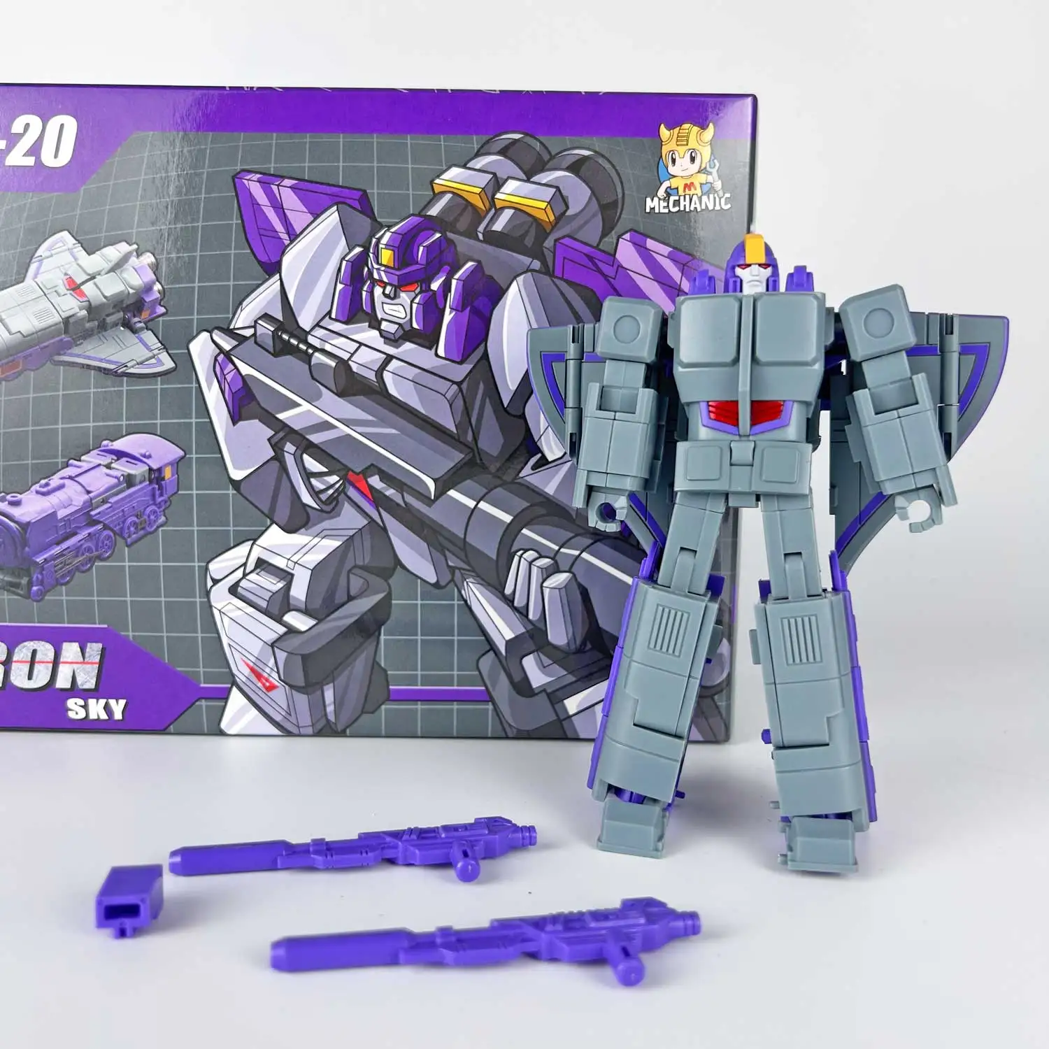 MFT Transformation MS-20 MS20 12cm Iron Iron Sky Astrotrain Triple Changers G1 Warrior Action Figure Robot Toys