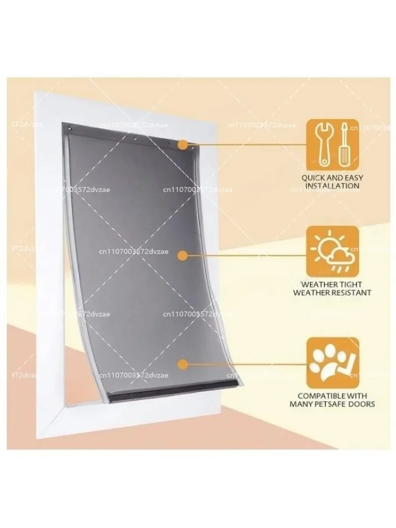 Soft Door Plates for Dogs - Free Entry And Exit Pet Door Plates