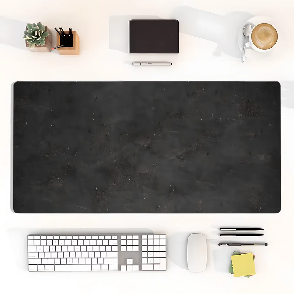 

Rustic Black Surface 900x400mm Desk Mat: HD - Printed Toughness & Anti - Slip, Multi - Size Fit, A Top Gaming Pick for Minimalis