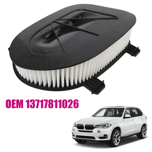 Imagen 2 del producto Elemento de filtro de aire para automóvil Accesorios para automóviles 2.0-3.0L OEM 13717811026 Para BMW X3 X5 X6 F25 F15 E72 E71 E70 filtro de aire