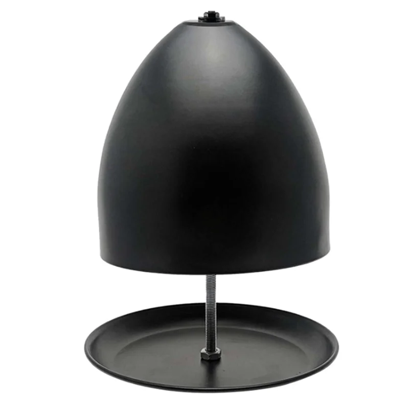 AF89-Tea Light Riscaldatore a candela Metallo Nero Tea Light Candela Riscaldatore per stanza Calore Tea Light Stufa per Home Office