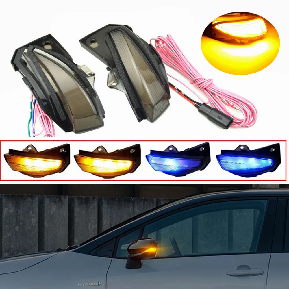 LED Dynamic Reaview Mirror Turn Signal Light Lamp For Toyota Corolla Hatchback Levin E210 Sienta XP170 Yaris Cross XP210