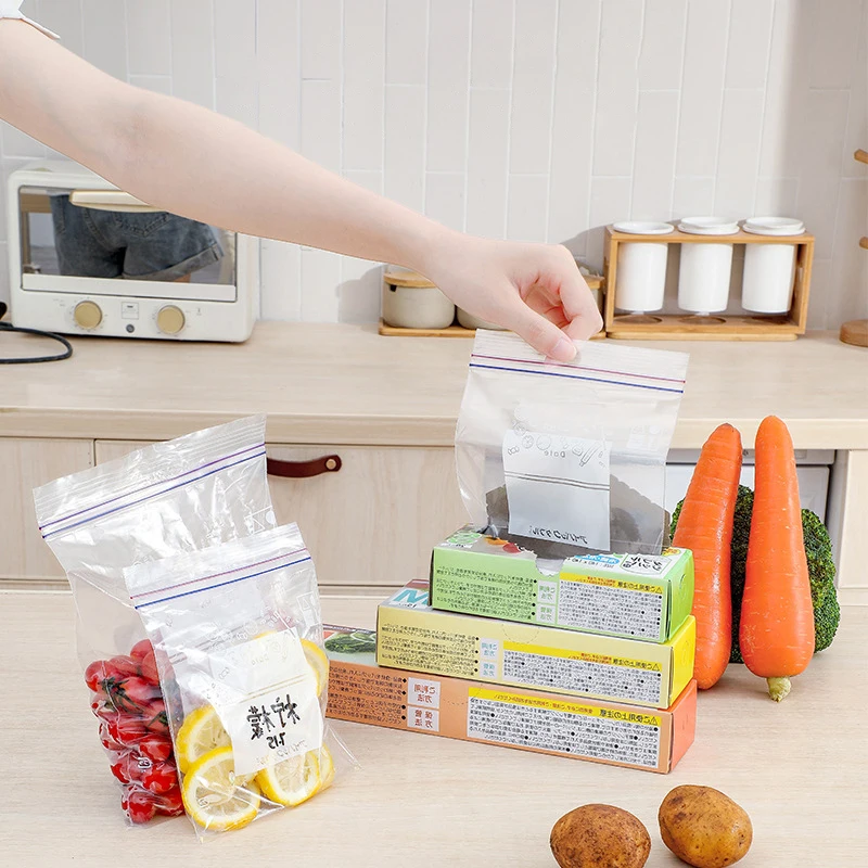 Reusable Ziplock Plastic Hermetic Bag Storage Freezing Products Fruit Vegetable Sandwich Wrap Food Boxes Packaging Space-saving