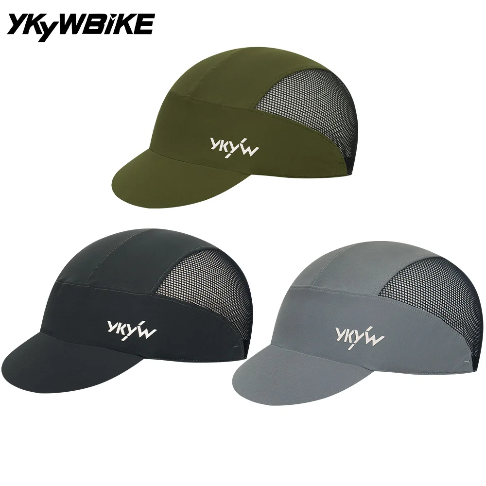 AliExpress YKYWBIKE 2026 Cycling Caps Outdoors Sports Caps Road Bike Cap Breathable Mesh Reflective Lightweight Short Brim Bicycle Cap