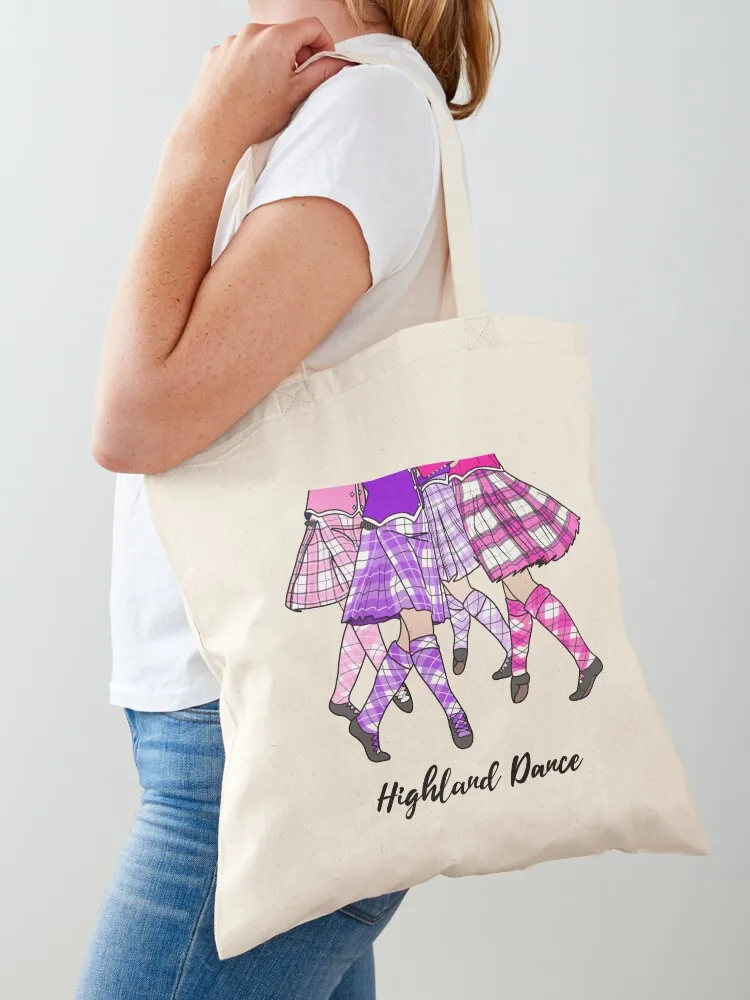 

Swaying Kilts- Pink & Purple Tote Bag canvas tote Shopper women bag