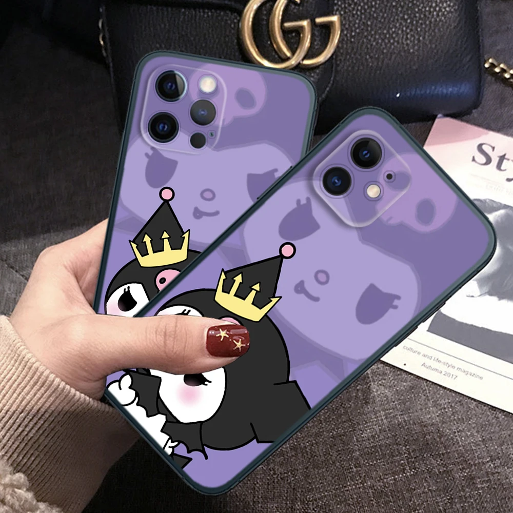 Z30 Kuromi cute Soft Case for Huawei Y5P Y6P Y7A Y8P Y9A Y6 Y7 Y8S Y9S Y9 Prime Nova 9 9I 4E 5T 7 Mate 10 Lite 20 Pro P30