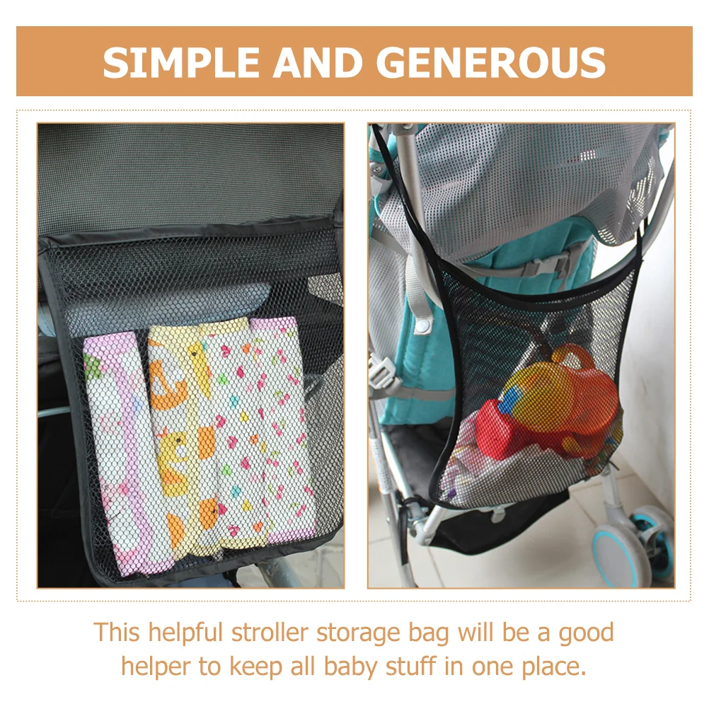 6 Pcs Cart Hanging Bag Stroller Wagon Organizer Toy Shelf Storage Polyester Bathtub Holder Infant Baby Accessories