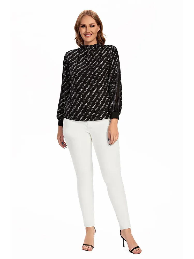 Plus Size Floral Pr… - image